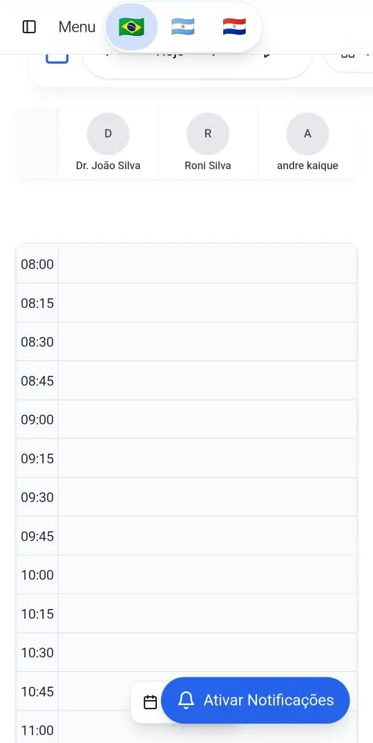 Agenda online para barbearia organizada por barbeiro no celular